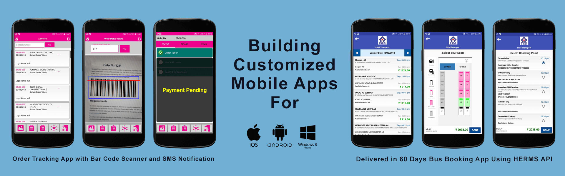 Building Customized Mobile Apps on Android IOS Windows Mobile in Tambaram, Chennai